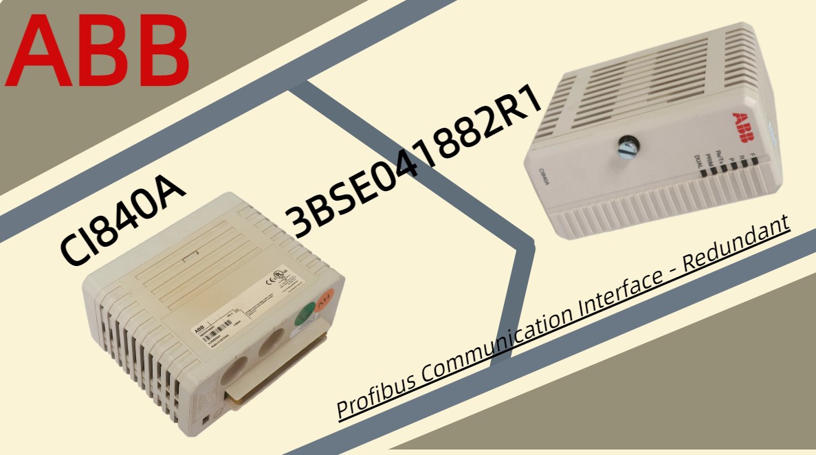 ABB CI840A 3BSE041882R1: انقلابی در ارتباطات صنعتی با فناوری PROFIBUS DP-V1